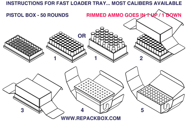 Fast Loading Tray: 357 MAGNUM