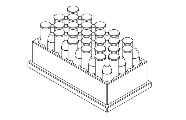 FAST LOADING AMMO TRAYS - ALL CALIBERS - Holds 20, 30 or 50 Rounds