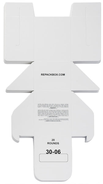 REPACKBOX® 3 SAMPLE BOXES - 8 Rifle Calibers - Holds 30 or 20 Rounds