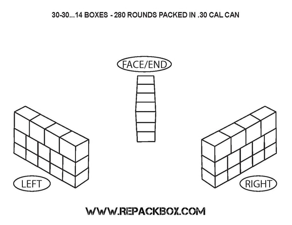 3 Sample Boxes: 30-30 WINCHESTER