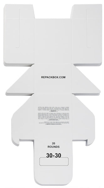REPACKBOX® 3 SAMPLE BOXES - 8 Rifle Calibers - Holds 30 or 20 Rounds