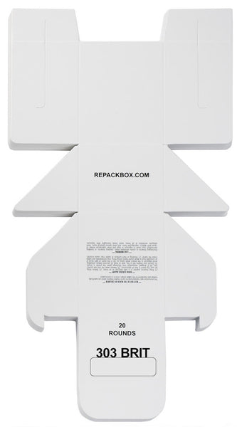 REPACKBOX® 3 SAMPLE BOXES - 8 Rifle Calibers - Holds 30 or 20 Rounds