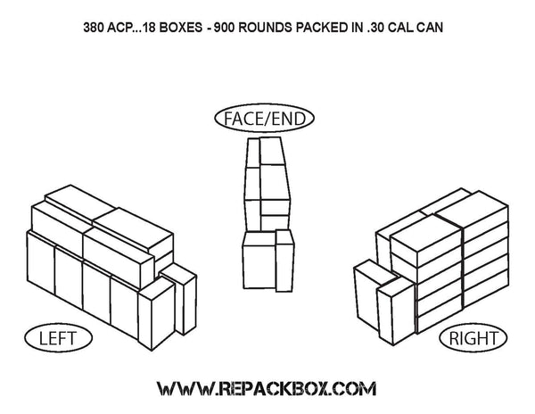 3 Sample Boxes: 380 ACP