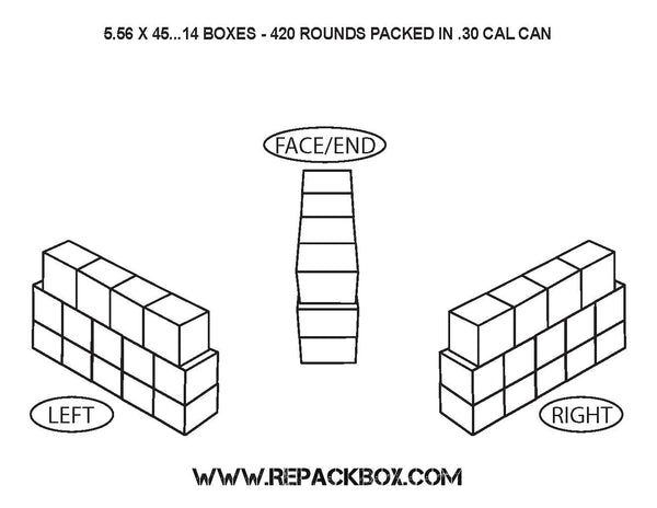 3 Sample Boxes: 5.56 X 45