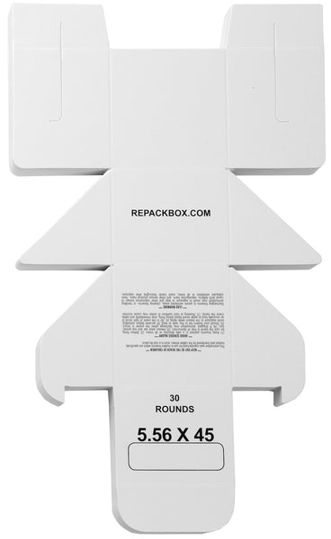 REPACKBOX® 3 SAMPLE BOXES - 8 Rifle Calibers - Holds 30 or 20 Rounds