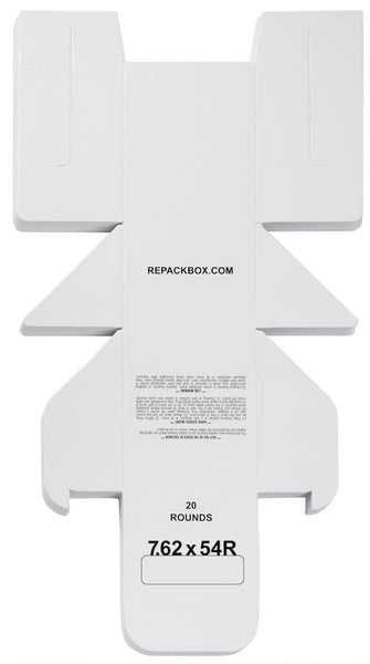 REPACKBOX® 3 SAMPLE BOXES - 8 Rifle Calibers - Holds 30 or 20 Rounds