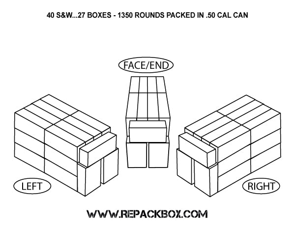 3 Sample Boxes: 40 S&W