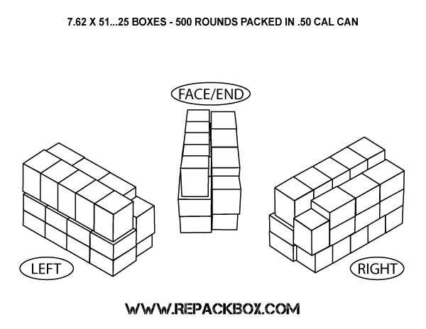 3 Sample Boxes: 7.62 X 51