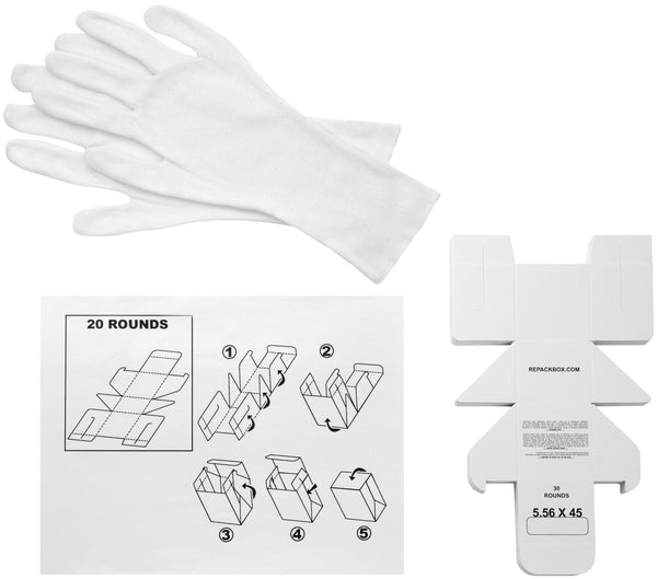 REPACKBOX® 30 BOX KIT - Military Cardboard 5.56 X 45 Ammo Box
