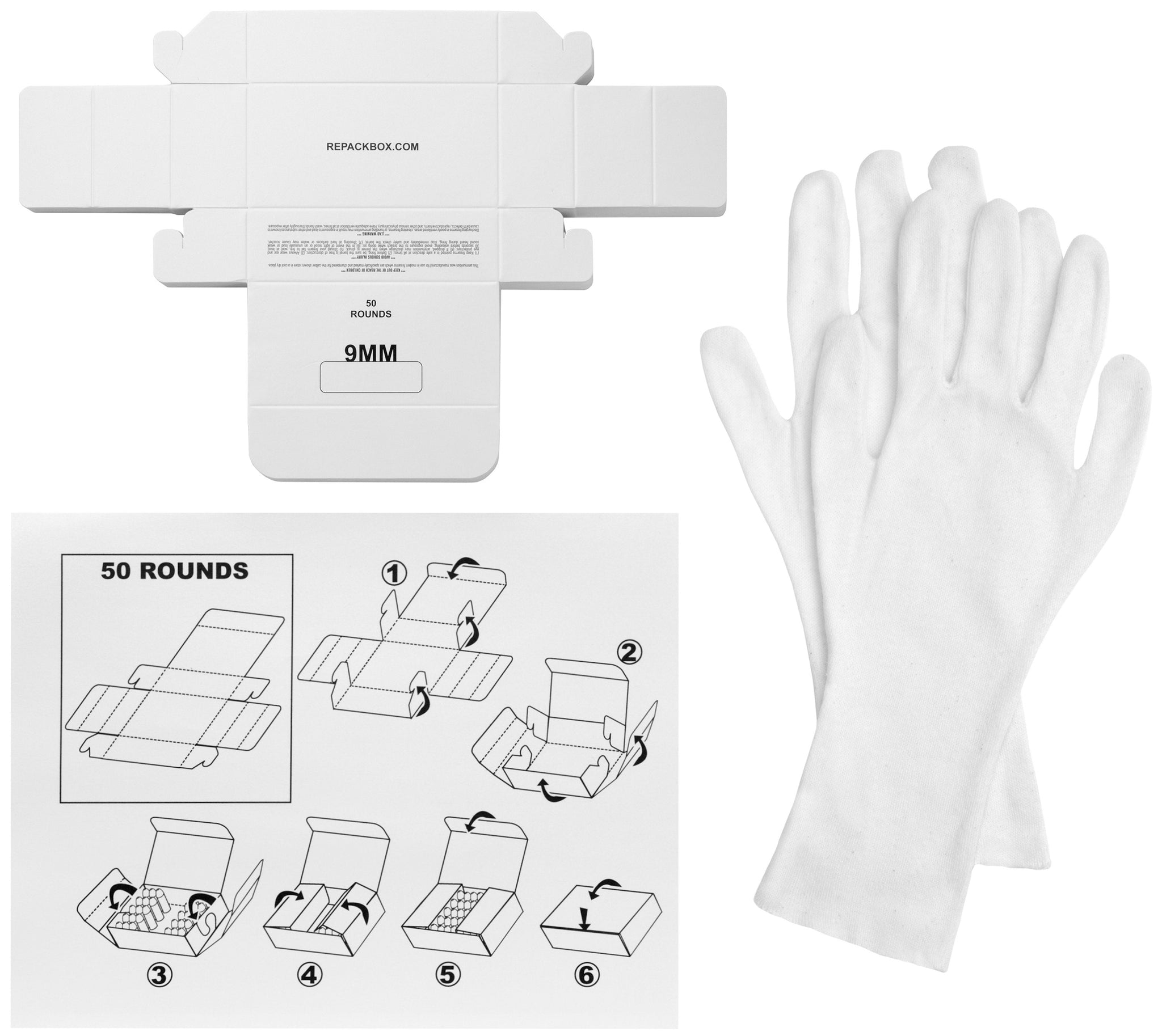 RepackBox 100 box bundle for 9MM ammunition