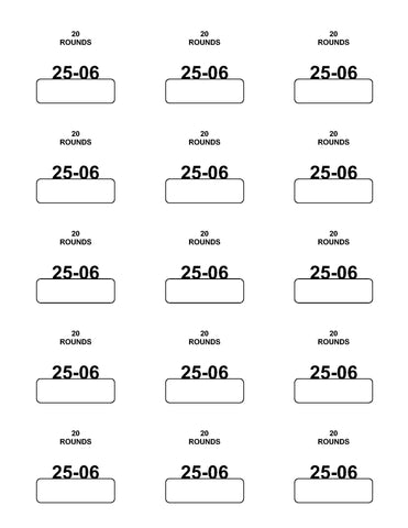 Labels: 25-06 Remington
