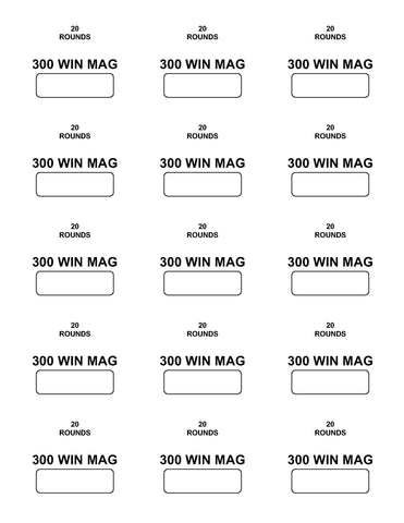 Labels: 300 Winchester Magnum