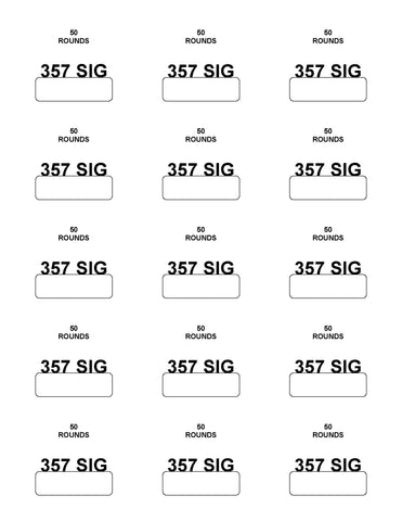 Labels: 357 Sig