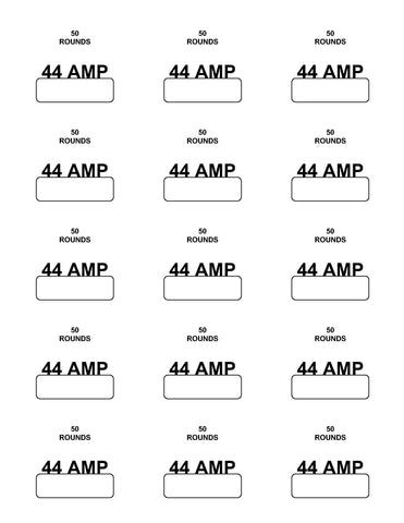 Labels: 44 AMP