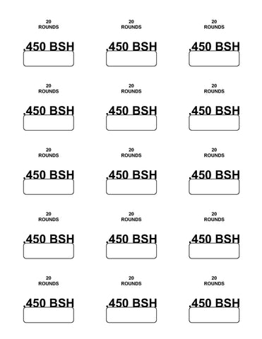 Labels: 450 Bushmaster