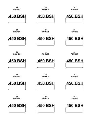 Labels: 450 Bushmaster