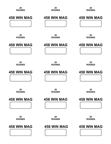 Labels: 458 Winchester Magnum