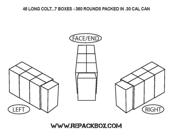 3 Sample Boxes: 45 Long Colt