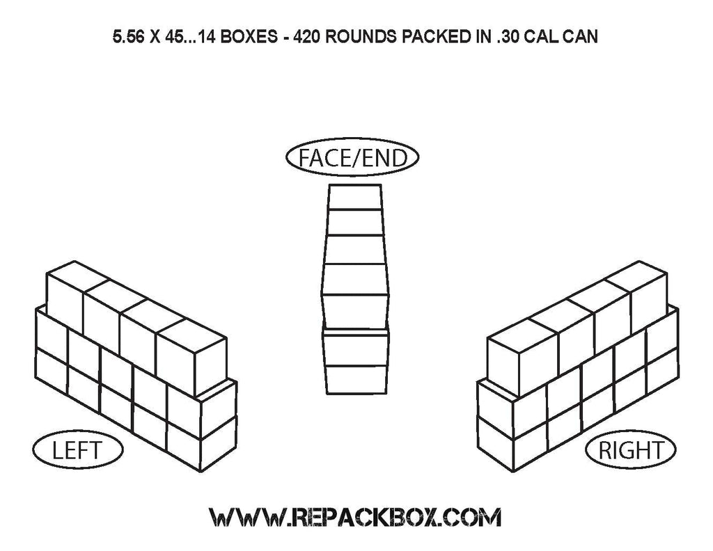 3 Sample Boxes: 300 BLACKOUT - YOU GET 5.56 X 45 BOXES WITH 300 BLACKO ...