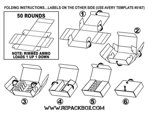 Ammo box folding directions