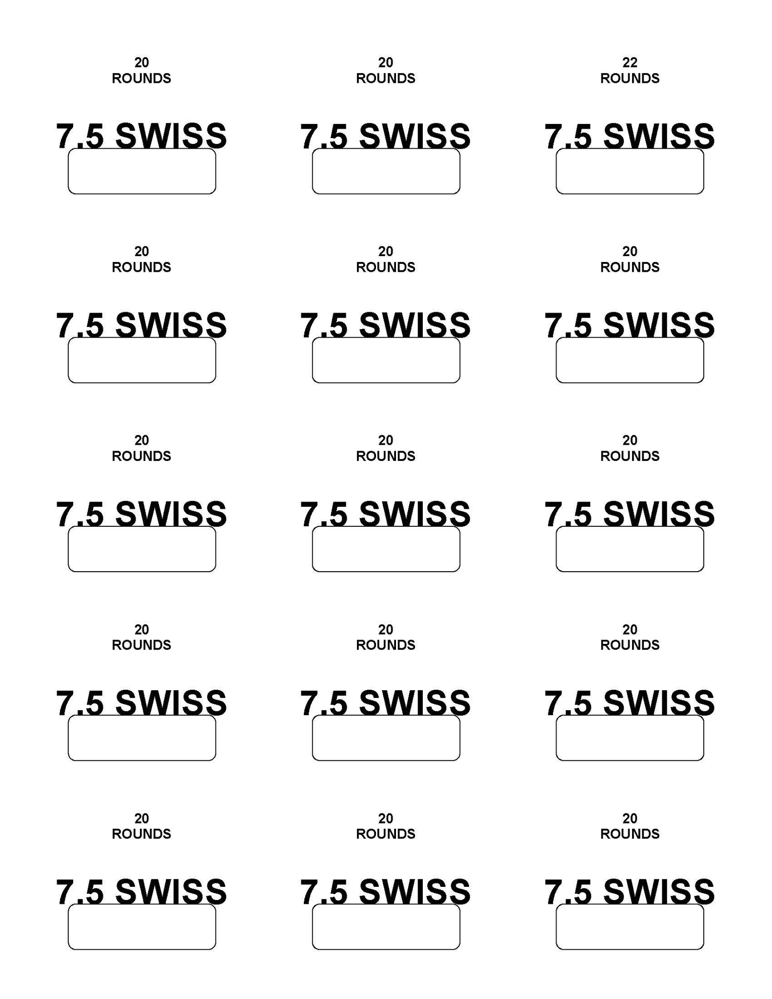 Labels: 7.5 Swiss