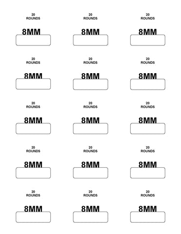 Labels: 8MM Mauser